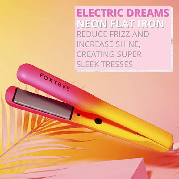 **FLASH SALE** FOXYBAE Electric Dream Neon Flat Iron - Picture 2 of 4